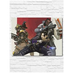 Картина по номерам на холсте игра APEX LEGENDS Bloodhound (PS 5, PS 4, PS 3, Xbox 360, Xbox ONE, PC, ios) - 9387 Г 30x40