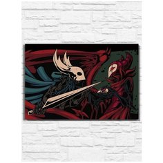 Картина по номерам на холсте Игра Hollow knight (PS 5, PS 4, PS 3, Xbox 360, Xbox ONE, PC, ios) - 9445 Г 60x40