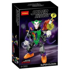 Конструктор для мальчиков DECO DC Super Heroes 6003 Сборная фигурка «Джокер» совместим с LEGO Buildable Figures Jisi Bricks (Decool)