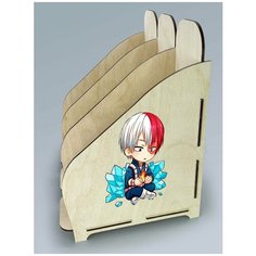 Органайзер для бумаги с принтом 3 отделения Аниме Моя геройская академия - 88 Art Wood