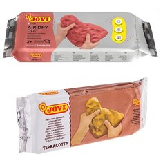 Паста для моделирования JOVI, отвердевающая, терракотовый, 1кг, вакуумный пакет
