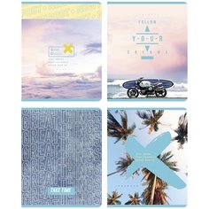 Тетрадь 96л, А5, клетка BG "Take time", выб. лак - 8 шт. BG®