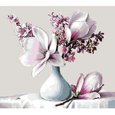 Картина по номерам Нежность магнолии 40х50 см Hobby Home
