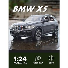 Машинка Машинка NEWWAO 1:24 BMW X5 1:24, 21 см, серый Shantou Fengchengjia Trading
