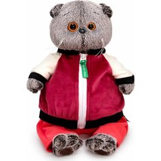 Игрушка мягкая КОТ басик в спортивной курточке и штанах 22 см BUDI BASA Ks22-227