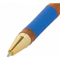Ручка шариковая масляная с грипом BRAUBERG Model-XL ORANGE, синяя, узел 0,7 мм, линия 0,35 мм