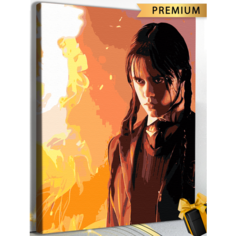 Картина по номерам Уэнсдей