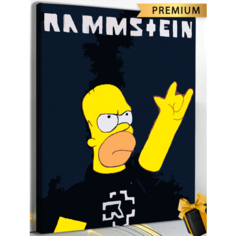 Картина по номерам Симсоны Гомер