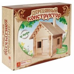 Pelsi - Конструктор "Избушка", теремок с мебелью и электропроводкой, 106 эл.