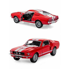 Металлическая машинка Kinsmart 1:38 «1967 Shelby GT500» инерционная, красная KT5372D-1