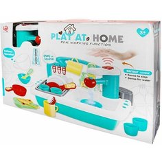 Игровой набор кухня, раковина с сушилкой и посуда Нет бренда