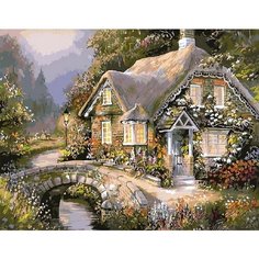 Картина по номерам Цветочный домик 40х50 см Hobby Home