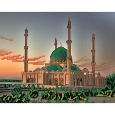 Вышивка бисером картины Мечеть 19*24см Светлица