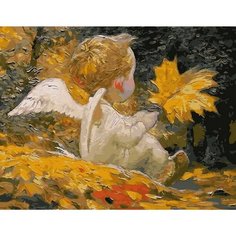 Картина по номерам Осенний ангел 40х50 см Hobby Home
