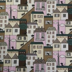 Ткань льняная, цвет серый с рисунком, отрез 50х50 см Ideal