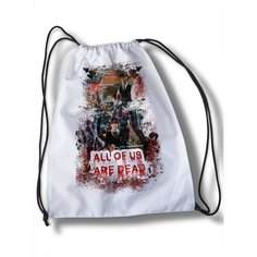 Мешок для cменной обуви сериалы All of us are dead (сериал, корея, нетфликс, зомби, школа, кровь, тинейджеры, молодежь) - 30695 Brut Bag