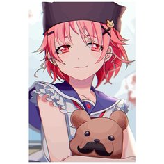 Картина по номерам на холсте Аниме Школьная жизнь - 6008 В 60x40