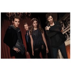 Картина по номерам на холсте Сериал Дневники Вампира 5689 60x40