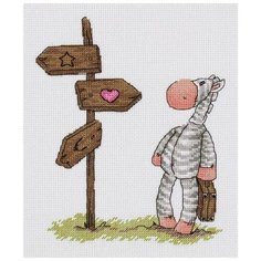 Набор для вышивания Klart "Правильный путь", 18,5x22,5 см