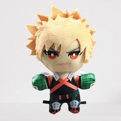 Брелок мягкая игрушка Моя геройская академия Кацуки Бакуго Katsuki Bakugou 15 см Redweeks