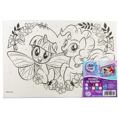 Сима-ленд картина по номерам «Сердце» My Little Pony, 30 х 20 см, разноцветный