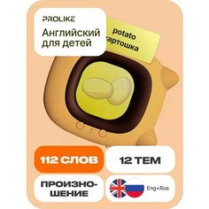 Интерактивная игрушка карточки английский для детей Prolike