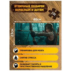 Пазл развивающий для детей с фигурками из дерева 230 деталей 46х23 см игры Shadow of the Tomb Raider ps, xbox, pc - 4383 Creative Wood