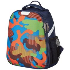 Ранец №1School Light Милитари цветной, 2 отд, 700гр