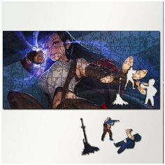 Пазл из дерева с фигурками, 230 деталей, 46х23 см игры Final Fantasy VII - 5251 Puzzle Wood