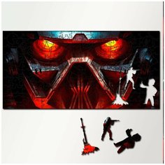 Пазл из дерева с фигурками, 230 деталей, 46х23 см игры Killzone 3 Move Compatible - 5208 Puzzle Wood