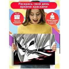 Картина по номерам Аниме Блич (Ичиго, Рукия, Орихимэ, Урю) - 7975 Г 30x40