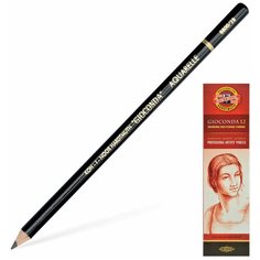 Карандаш чернографитовый, акварельный, художественный, KOH-I-NOOR, 1 шт, "Gioconda", 2B, заточенный, картонная коробка, 4 уп.