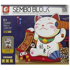 Конструктор/ Кошка талисман с USB интерфейсом/ 760 деталей/ 703900/ для ребенка Планета Конструкторов