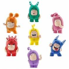 Фигурки Oddbods Чудики 4 см набор из 7 персонажей Bondibon