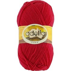 Пряжа ADELIA "TINA" 100% акрил 5 шт.х100г 308м №024 красный