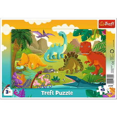 Trefl Пазл Динозавры 15 элементов 31359 с 3 лет