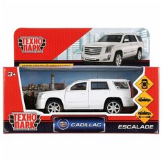 Машина металлическая Cadillac Escalade" 12см, белый (ESCALADE-WT) Технопарк