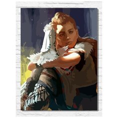 Картина по номерам на холсте игра horizon zero dawn - 9621 В 30x40