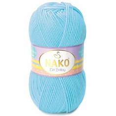 Пряжа NAKO Elit Baby (NAKO), неж. голубой - 6723, 100% акрил антипиллинг, 5 мотков, 100 г, 250 м.