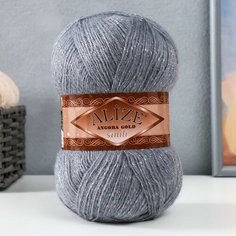 Пряжа "Angora Gold Simli" 75% акрил, 20% шерсть, 5% металлик 500м/100гр (87) Alize