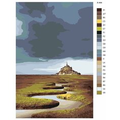 Картина по номерам X-444 "Замок в дали" 50x70 Brushes Paints