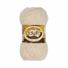 Пряжа ADELIA BABY TOY, ADELIA, св. бежевый - 02, 100% нейлон, 5 мотков, 50 г, 255 м.