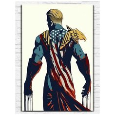 Картина по номерам на холсте сериал пацаны - 11410 В 60x40