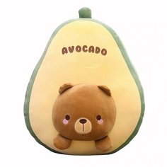 Мягкая игрушка авокадо с мордочкой 35 см Good Store24