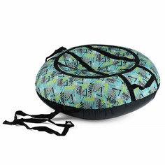 Санки-ватрушка, серия "Принт", 85см, принт "Пульс" Belon Familia