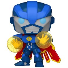 Фигурка Funko POP! Bobble: Доктор Стрэндж (Dr. Strange) Марвел: Мстители Механический Удар (Marvel: Avengers Mech Strike) (55236) 9,5 см