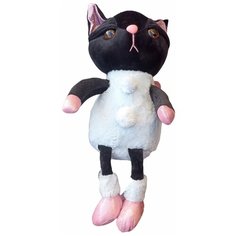 Мягкая игрушка Аниме сердитый Кот в голубой шубке 30см китай