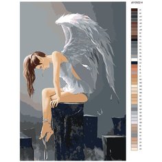 Картина по номерам,"Живопись по номерам",100 x 150, NEEN-z010922-4, девушка, крылья