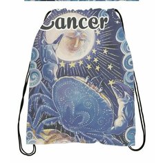 Сумка-мешок для обуви со знаком зодиака Рак №10 Migom