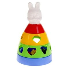 Игра Пирамида с логическими фигурами, 27см Нет бренда